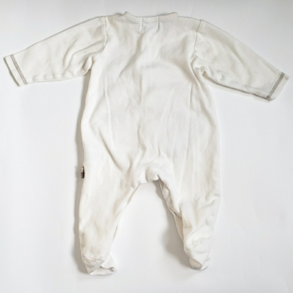 Babaluna Teddy Bear One-piece Sleeper with Hat - Picture 5 of 8